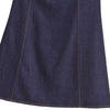 Flutter Sleeve A-Line Denim Minidress