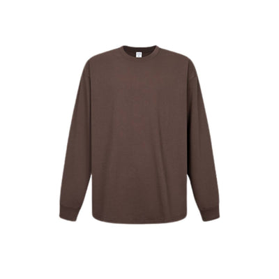 Vintage Loose Fit Heavyweight Cotton Long-Sleeve T-Shirt