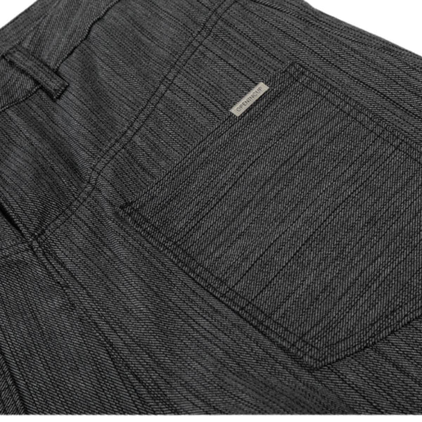 Minimalist Pinstripe Wide-Leg Utility Trousers