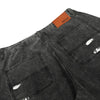 Faded Splatter-Wash GradientBaggy Wide-Leg Cargo Pants