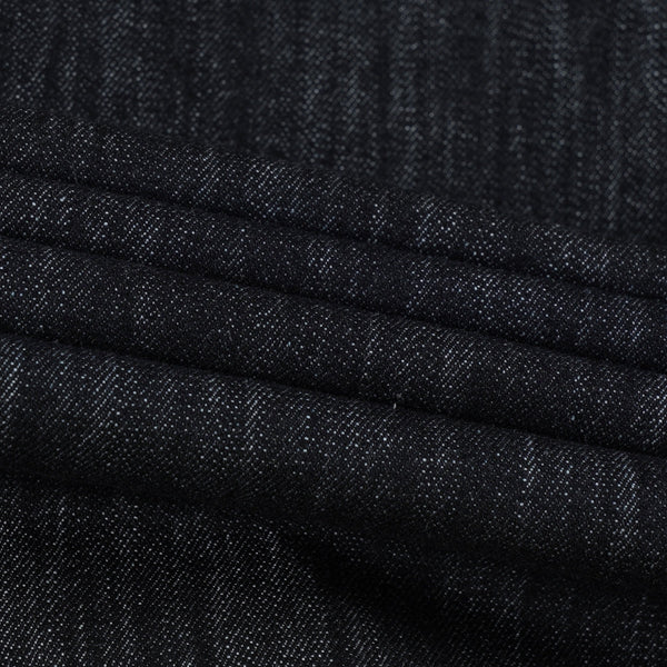 Embroidered Black Washed Baggy Jeans