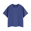 Snowflake Washed Raw Edge Boxy Cropped Tee
