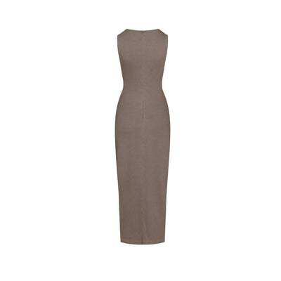 Sleeveless Washed Ribbed Maxi Dress