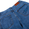 Vintage Blue Wide Leg Washed Denim Jeans