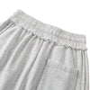 Relaxed Raw Hem Puddle Pants