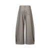 Vintage Curved Wide Leg Draped Trousers