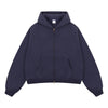 Dual Zipper Fleece Hooded Streetwear Hoodie
