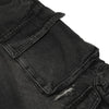 Men's Cargo Denim Pants Wide Leg Distressed Punk Street Unique