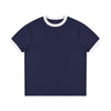 Crew Neck Boxy Fit Ringer Tee 220gsm