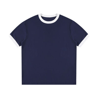 Crew Neck Boxy Fit Ringer Tee 220gsm