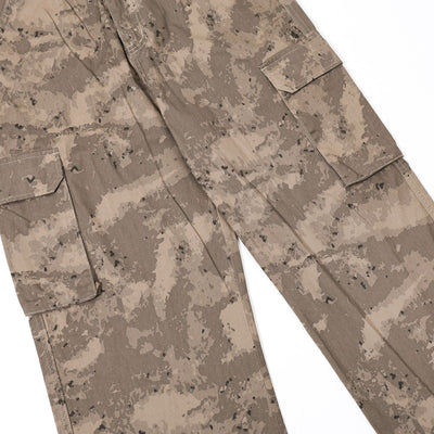 Camouflage Baggy Cargo Jeans-INNBLAC