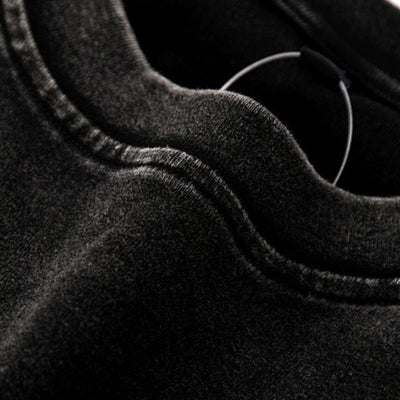 Crew Neck Raglan Short Sleeve Ribbed Tee 315G
