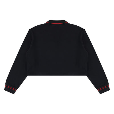 410G Heavyweight Cotton Cropped Sweatshirt | Coverstitch Detail Street Pullover