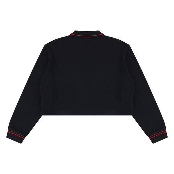 410G Heavyweight Cotton Cropped Sweatshirt | Coverstitch Detail Street Pullover