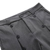 Vintage Pinstripe Wide Leg Cropped Trousers