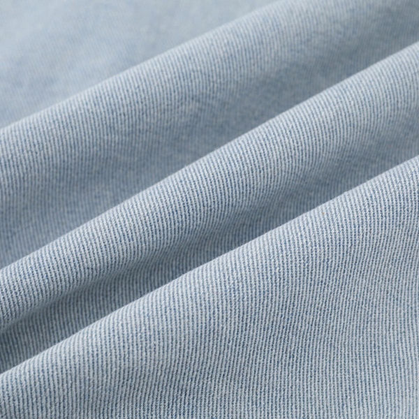 Unisex Retro Street Washed Patchwork Denim Jacket