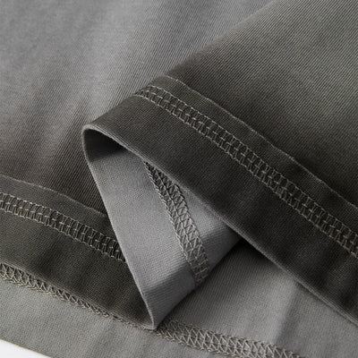 Vintage Washed Oversized Colorblock Tee