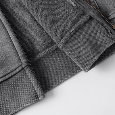 Sleeveless Zip Hoodie Casual Vest Hood Pockets Included