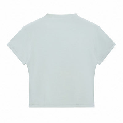 Minimal Textured Knit Fit T-Shirt