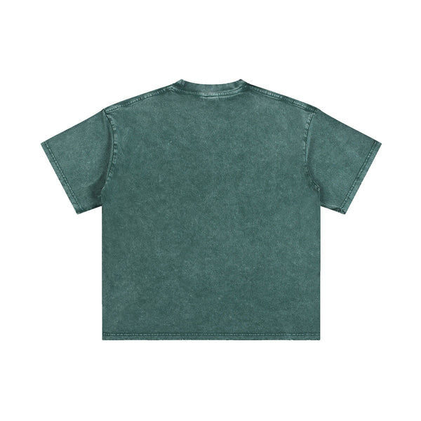 Vintage Washed Boxy Relaxed Streetwear Tee