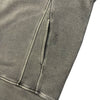 Stand Collar Panel Detail Washed Zip Up Sweatshirt
