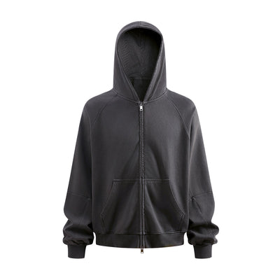 Heavyweight Washed Cotton Boxy Hoodie