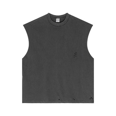 Raw Edge Destructive Muscle Tank 275gsm
