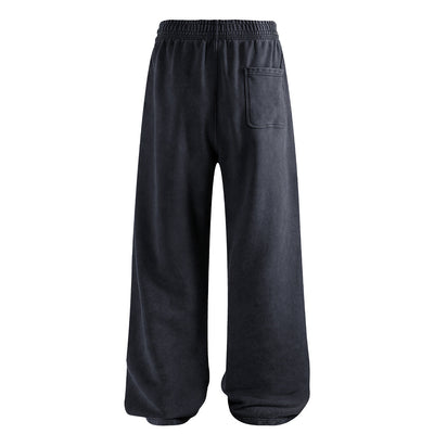 Sweatpants Washed Wide-Leg Vintage Streetwear Joggers