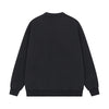 Black Stone Wash Sweatshirt Cardigan