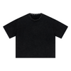 Vintage Washed Oversized Metal Rivet Neckline Tee