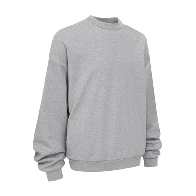 Brushed Fleece Soft Crewneck Pullover Sweatshirt