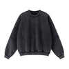 Crew Neck Mock Two-Layer Fleece Sweatshirt