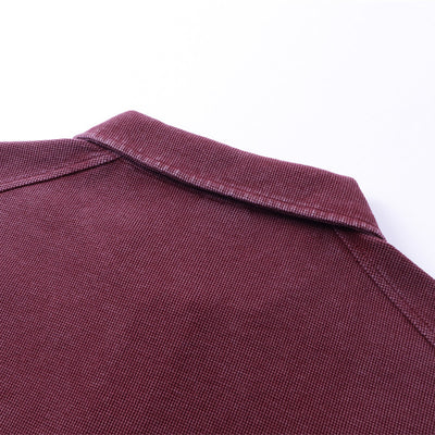 Zippered Polo Soft Cotton Everyday Casual Stylish Tee