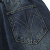 Elastic Waist Decorative Zip Bermuda Shorts