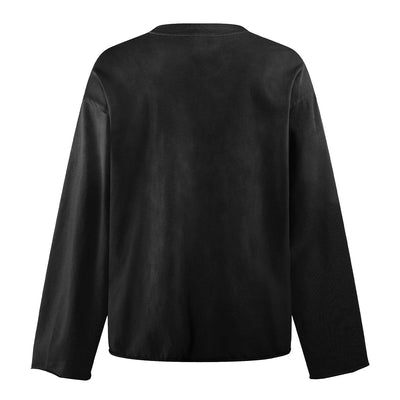 Destroyed Wash Long Sleeve Shirt