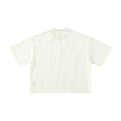 Oversized Mesh Short Sleeve Breathable Tee