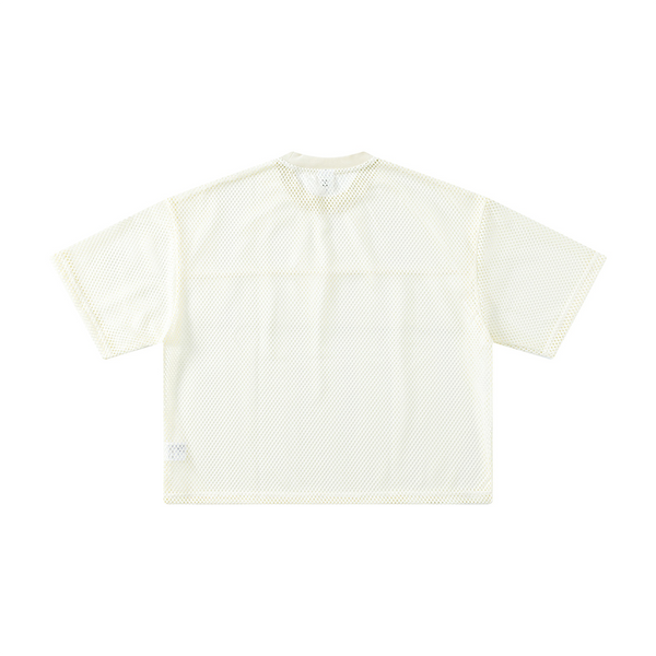Oversized Mesh Short Sleeve Breathable Tee