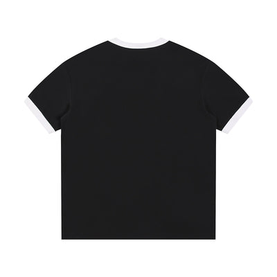 Crew Neck Boxy Fit Ringer Tee 6.6oz