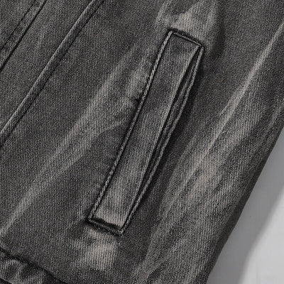 Streetwear Vintage Wash Denim Jacket