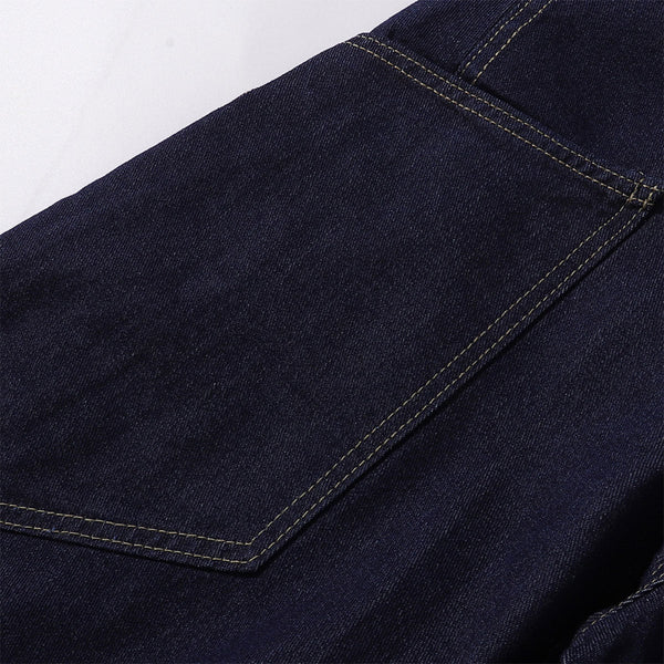 Wide Leg Utility Indigo Denim Pants