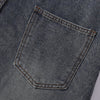 Embroidery Patchwork Denim Cargo Overalls