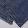 Vintage Wash Whisker Faded Straight Leg Jeans