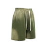 Splatter Dye Washed Distressed Air Mamba Shorts