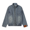 Deconstructed Denim Bomber Jacket