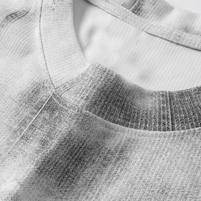 Gradient Graffiti Shadow Vintage Washed Distressed Tee