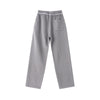 Raw Edge Straight Leg Fleece Sweatpants