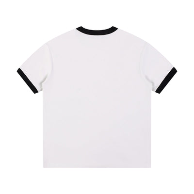 Crew Neck Boxy Fit Ringer Tee 6.6oz