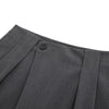 Vintage Asymmetrical Wide Leg Cropped Suit Shorts