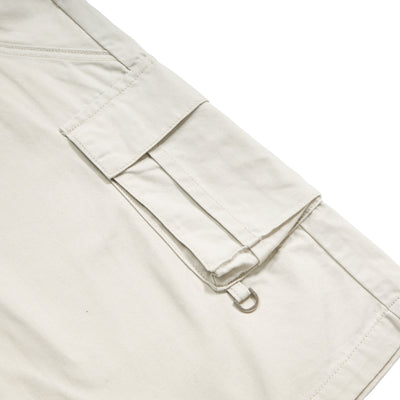 High-Waist Multi-Pocket Cargo Bermuda Shorts