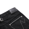 Street Deconstructed Embroidered Slim Flare Jeans